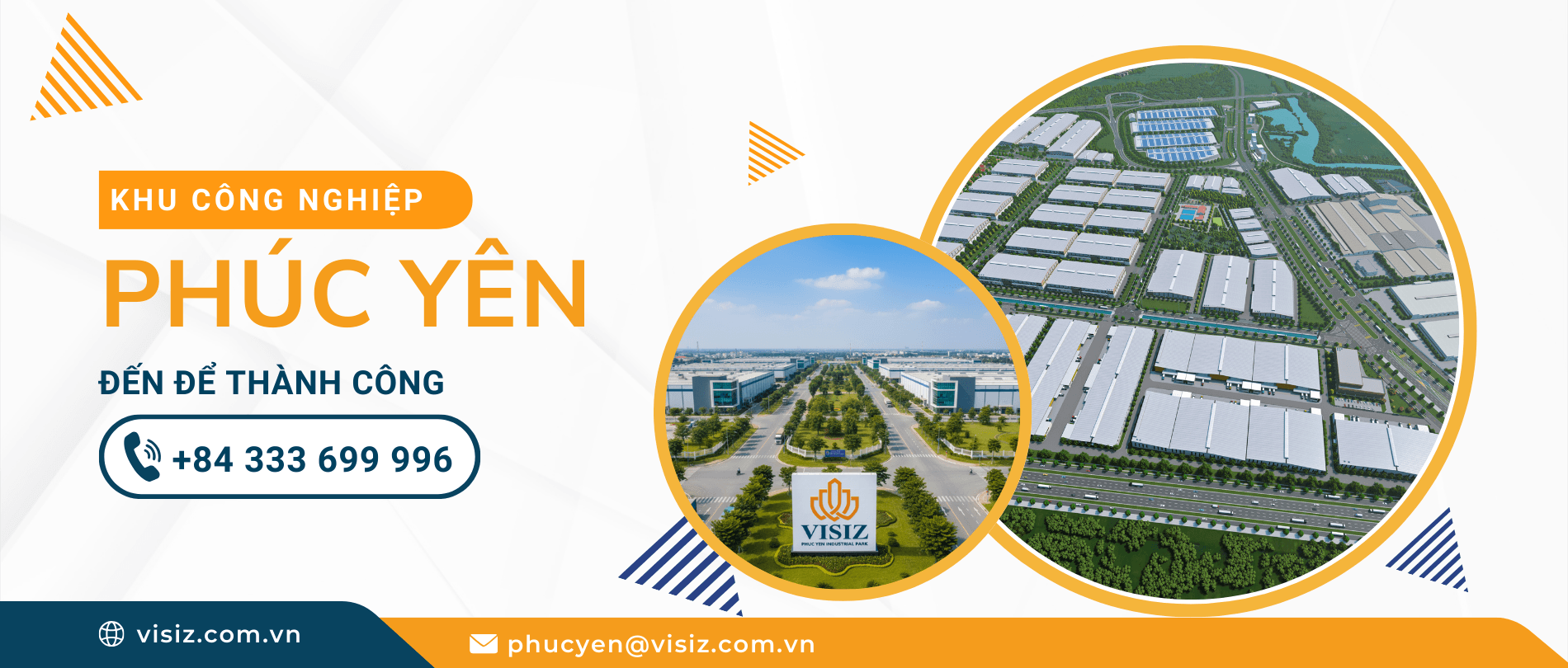 Orange And Blue Modern Professional Construction Banner Design